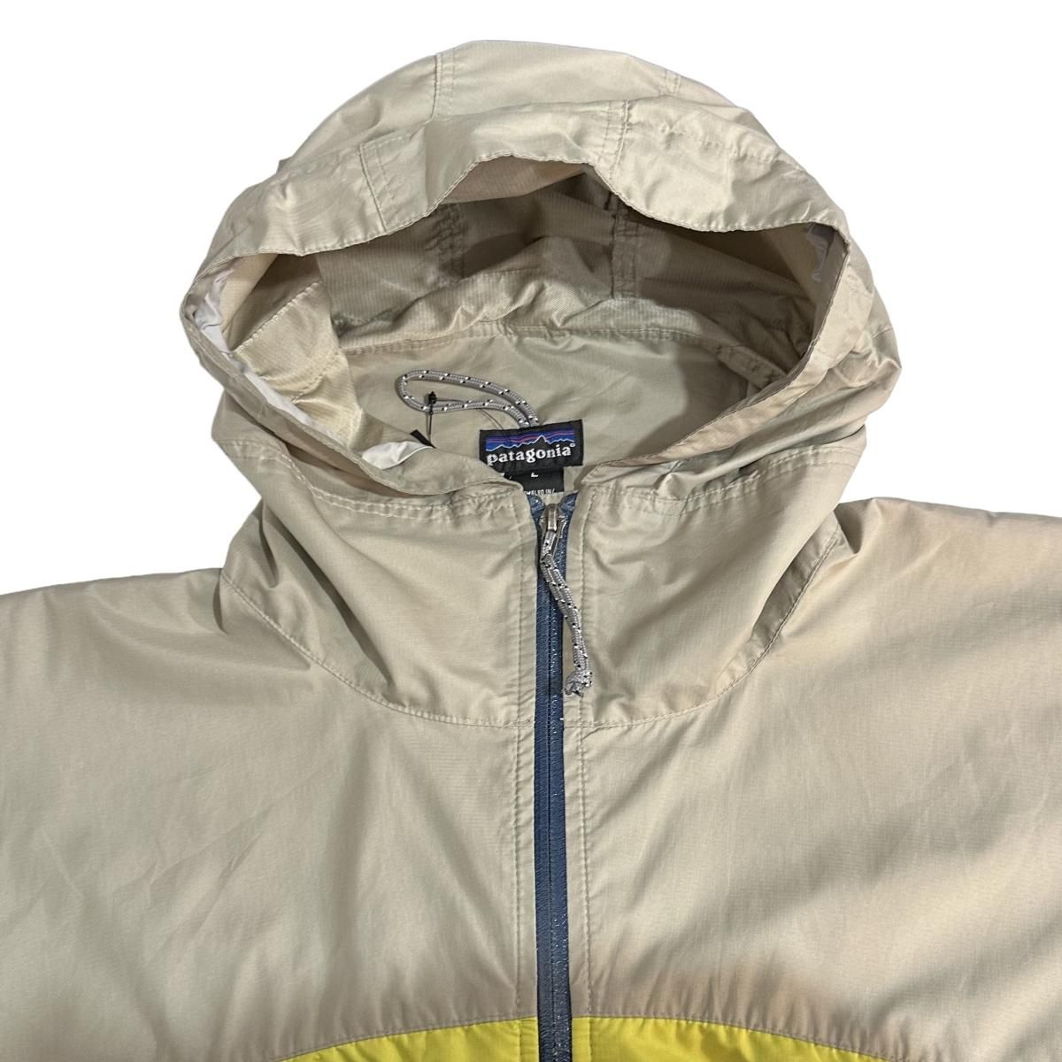 01年製 patagonia Essenshell Pullover カーキ黄 L 00s パタゴニア