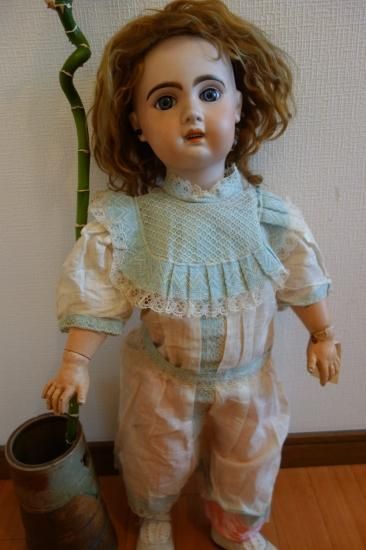 即納！大きなビスクドール アンティーク テート ジュモー Tete Jumeau