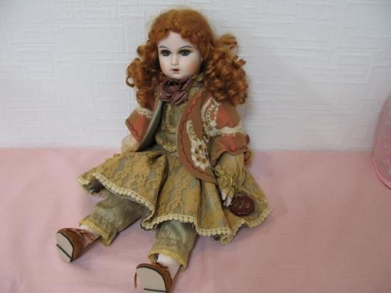 即納！ Mundia ビスクドール Christine et Cecile フレンチ 42cm