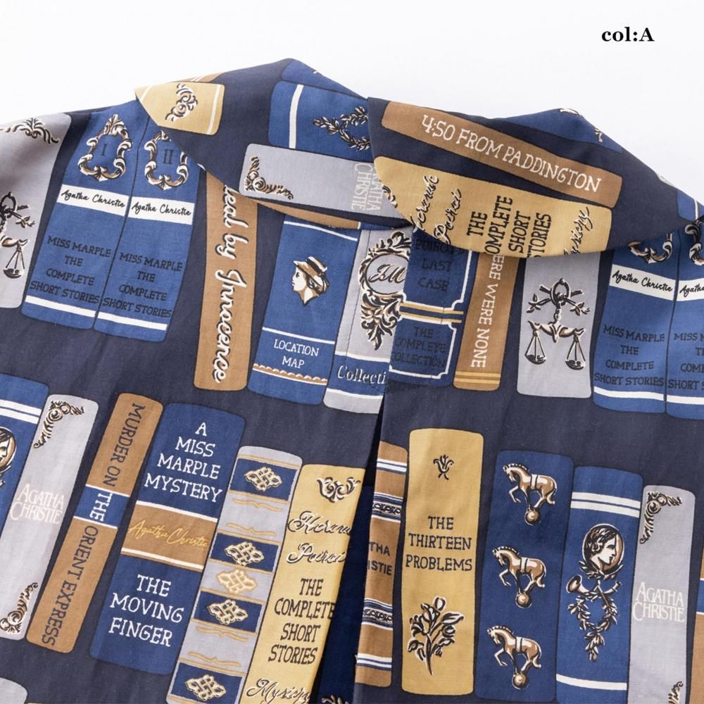Agatha's libraryリボンタイシャツ - Jane Marple Online Shop