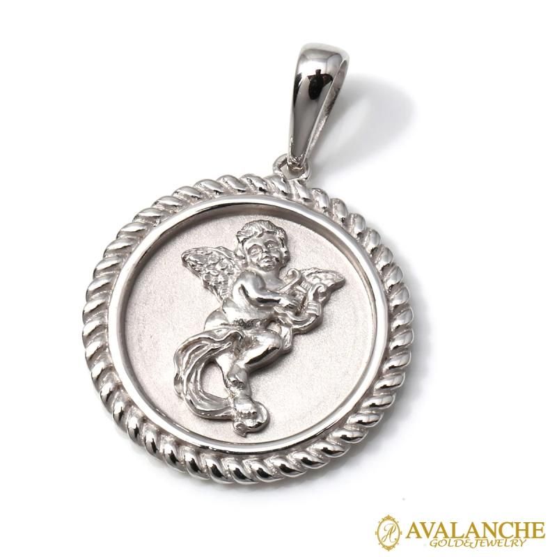 10K ホワイトゴールド ピアス 17mm - AVALANCHE OFFICIAL STORE