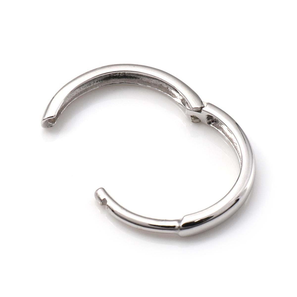 10K ホワイトゴールド ピアス 13mm - AVALANCHE OFFICIAL STORE