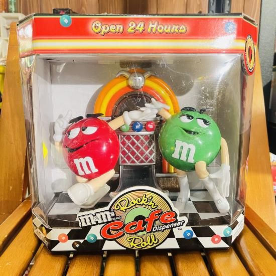 m&m's エムアンドエムズ ディスペンサー カフェ ロックンロール 箱付き