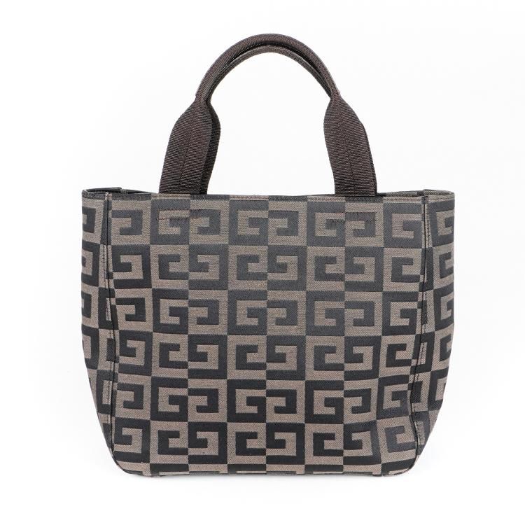 ロゴ総柄ハンドバッグ ブラウン ヴィンテージ|ジバンシー GIVENCHY