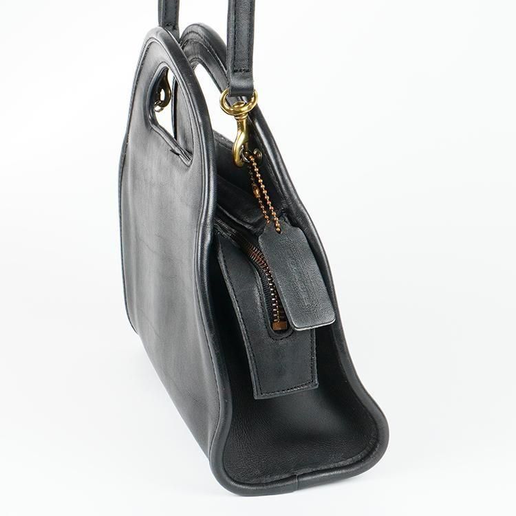 COACH コーチ ハーフムーン2WAYショルダーバッグ ブラック