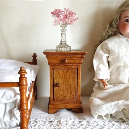 アンティーク ドールハウス | フランス ドール家具 ミニチュア オーク