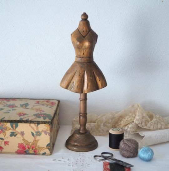 アンティーク ミニチュアトルソー | フランス 19世紀 木製ミニチュア