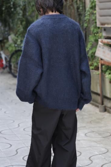 YASHIKI / Akane mohair Knit(NAVY) | アカネモヘアニット(ネイビー