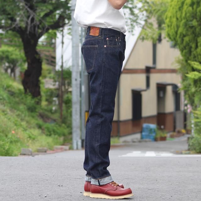 TCBジーンズ Slim 50's T ワンウォッシュ インディゴデニム