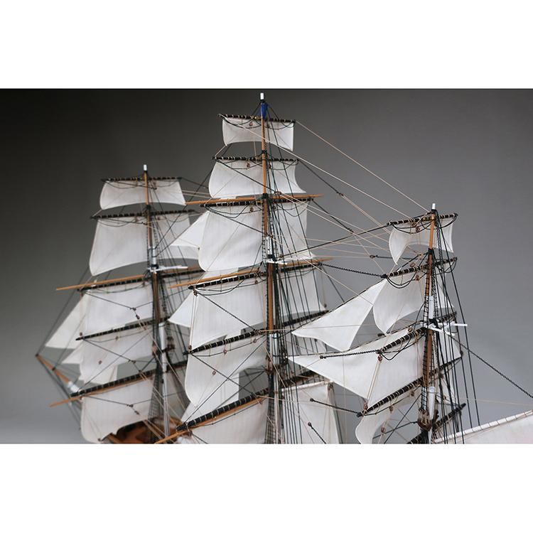 木製帆船模型 1/100カティサーク 帆付（1/100スケール・全長 869mm