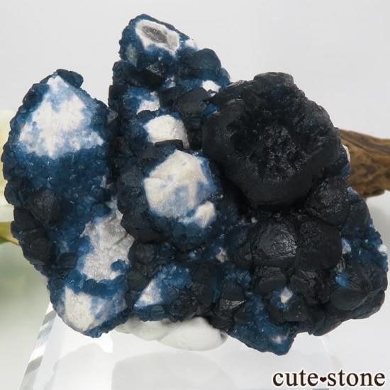 中国 内モンゴル産 Huanggang産 ディープブルーフローライト＆クォーツ