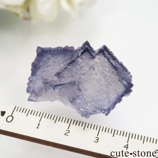 アメリカ エルムウッド鉱山産 パープルブルーフローライトの原石 No.42