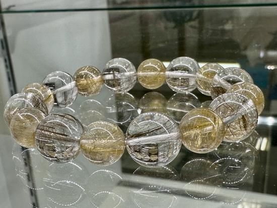 オリジナルブレスレット（ゴールドルチル、シルバールチル