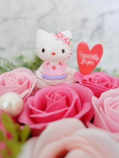 キティちゃん ソープフラワー プレゼント アウトレット
