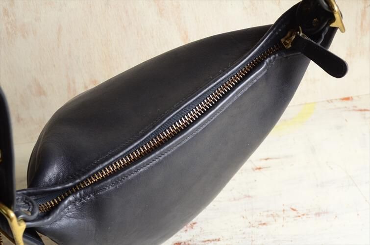 オールドCOACH 本革バケツ型ダッフルバッグ 黒