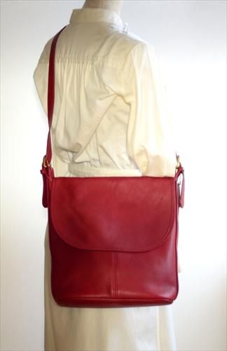 USA製 COACH オールドショルダーバッグ 本革ボルドー