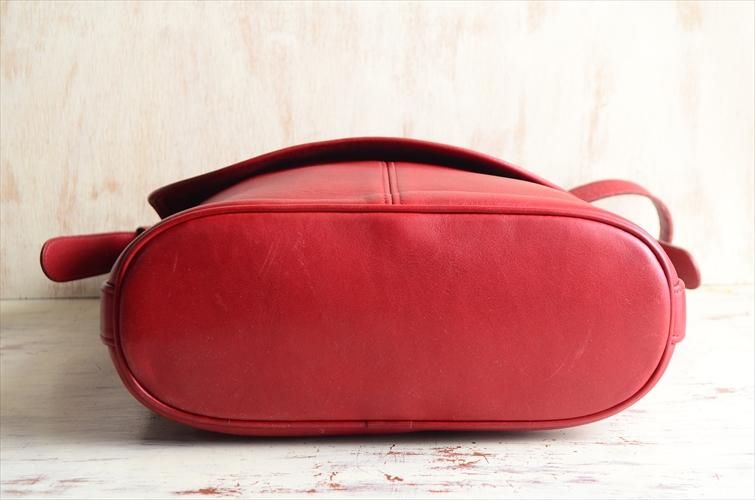 USA製 COACH オールドショルダーバッグ 本革ボルドー