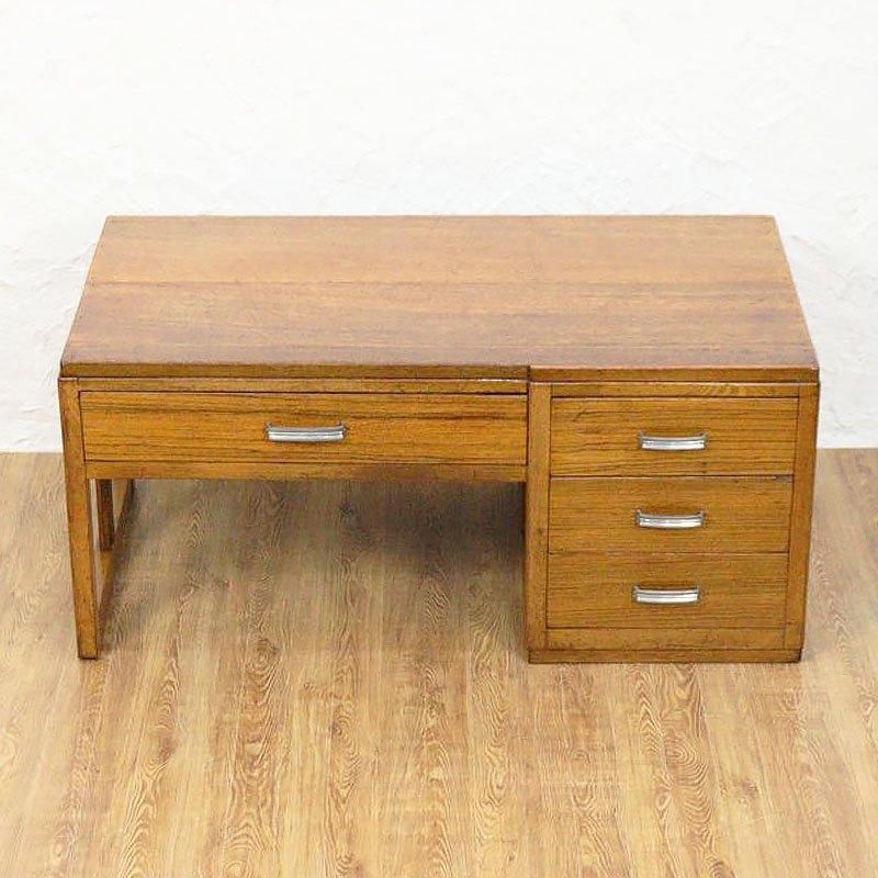 ヴィンテージ和風座机 昭和初期製 収納力抜群