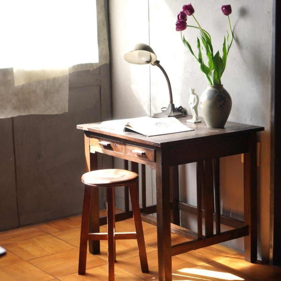 ヴィンテージ 大正昭和期 木製デスク 書斎机