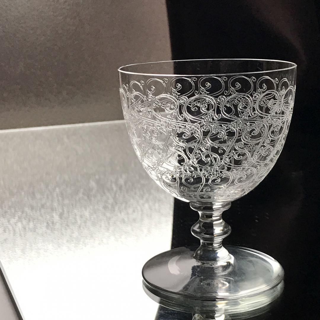 アンティークバカラ製人気のローハンシリーズクリスタルワイングラス
