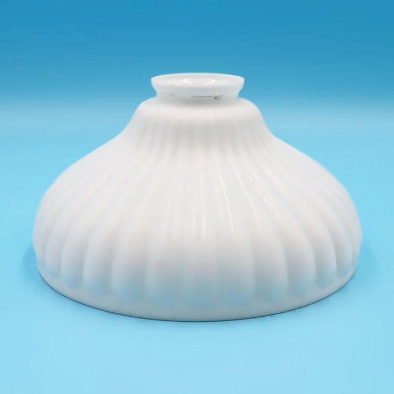 ヴィンテージ 昭和レトロ 電笠 ランプシェード 乳白 ガラス