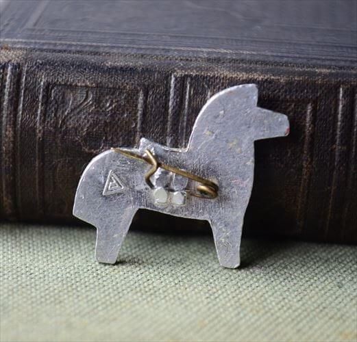 東欧 USSR ヴィンテージ 馬のブローチ アンティーク