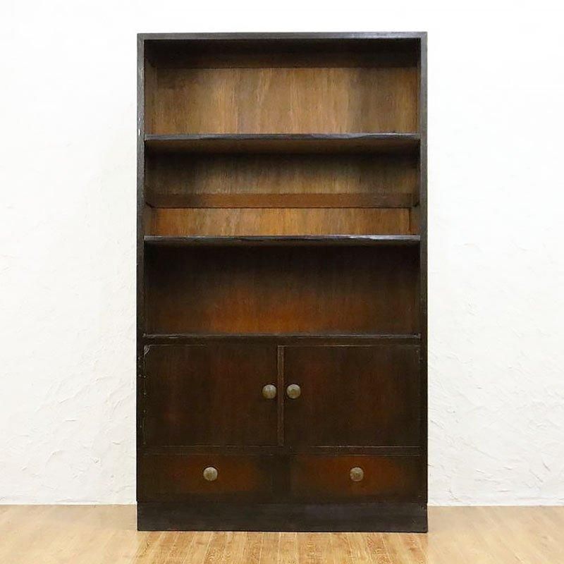 昭和レトロ 食器棚 日本製 アンティークシェルフ