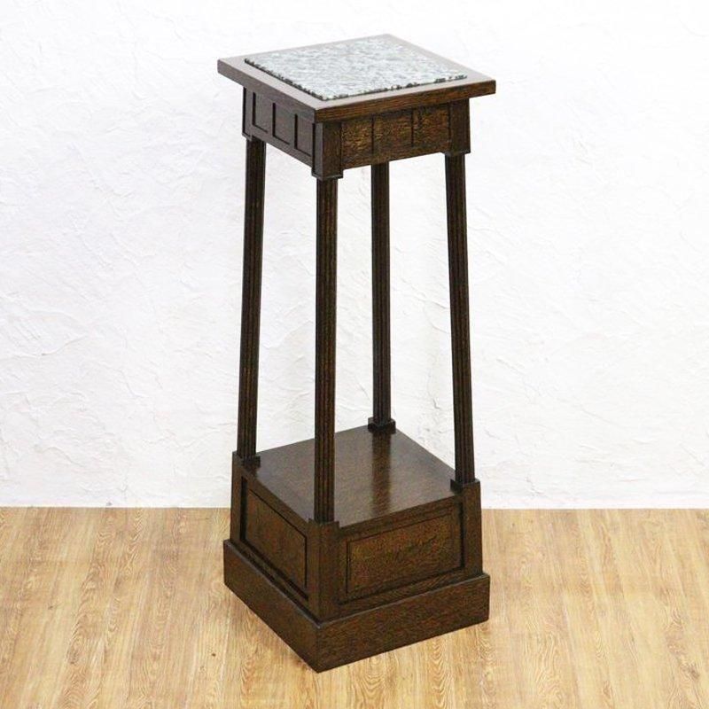 大正ロマンのアンティーク木製フラワースタンド