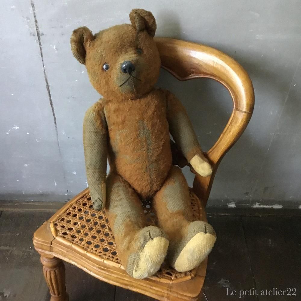 フランス アンティークベア くま 46 cm - アンティークモール＆蚤の市