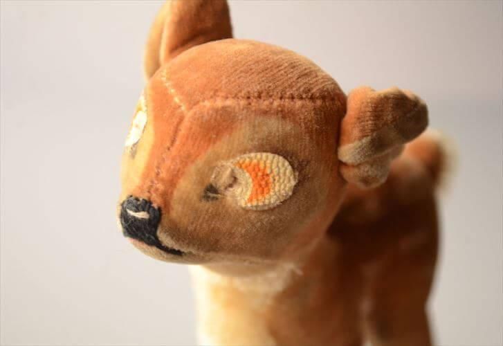 ドイツ製アンティークバンビぬいぐるみ 希少な一点もの