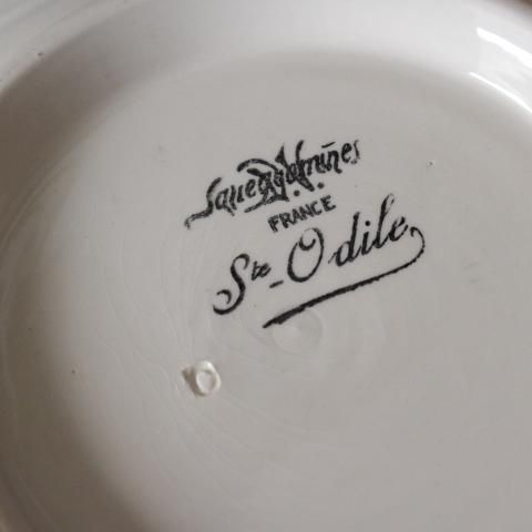 サルグミンヌ アンティーク デザートプレート 20世紀前半