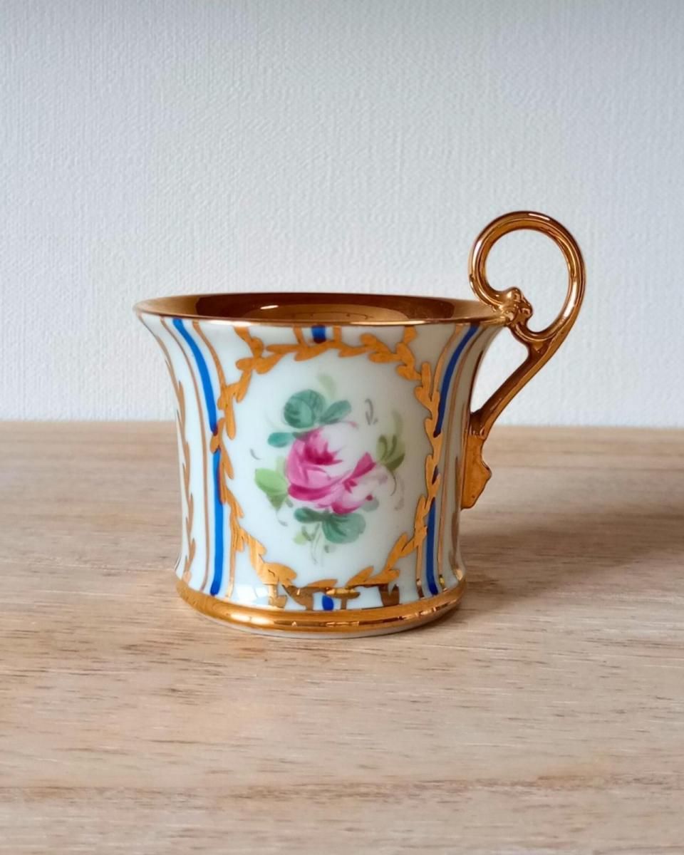 手描きリモージュカップ A - フランス製の美しいアンティーク