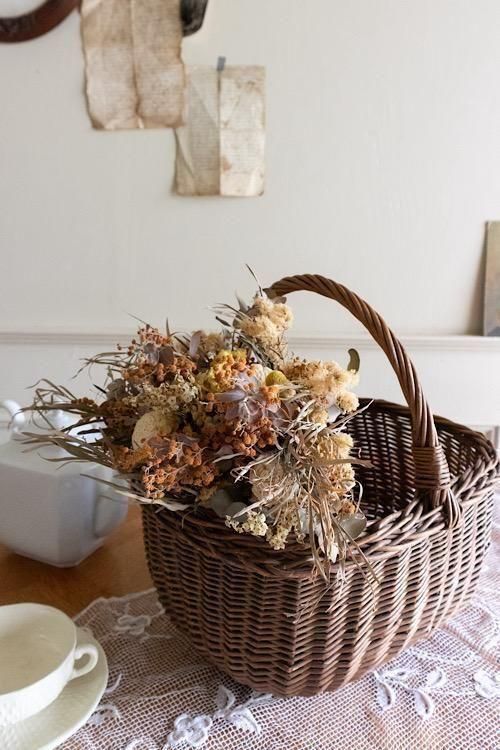 アンティークバスケット・花かご特集｜自然素材・ヴィンテージ一覧