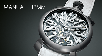 48MM 時計用 ベルト レザー ネイビー ガガミラノ公式通販