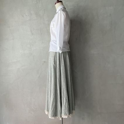 1950年代 フランス 刺繍 タイト ブラウス（France Embroidery Tight