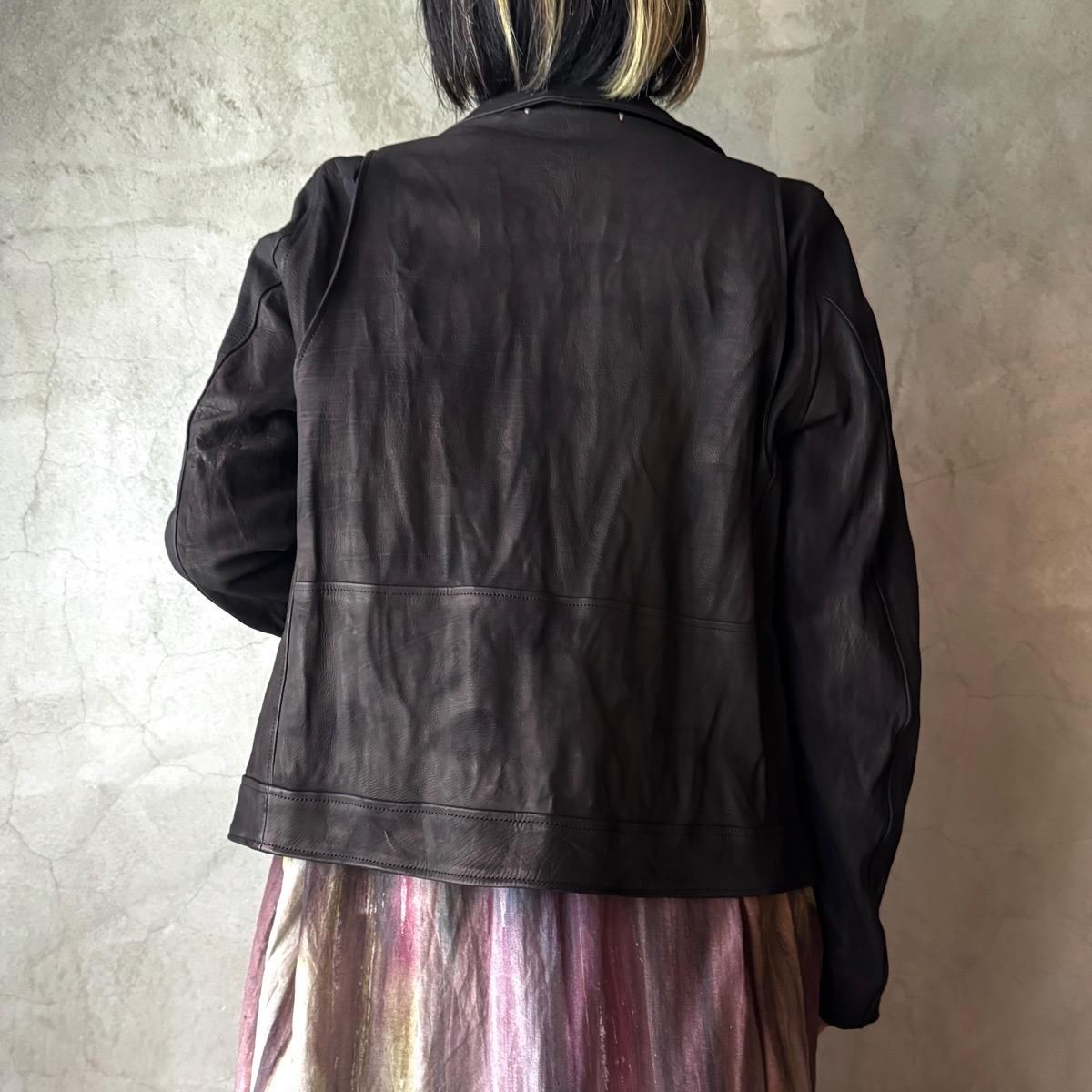 suzuki takayuki leather moto jacket（スズキタカユキ レザー モト