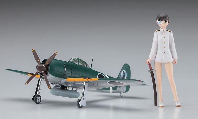1/20 坂本美緒 w/ 1/72 紫電改 ストライクウィッチーズ プラモデル
