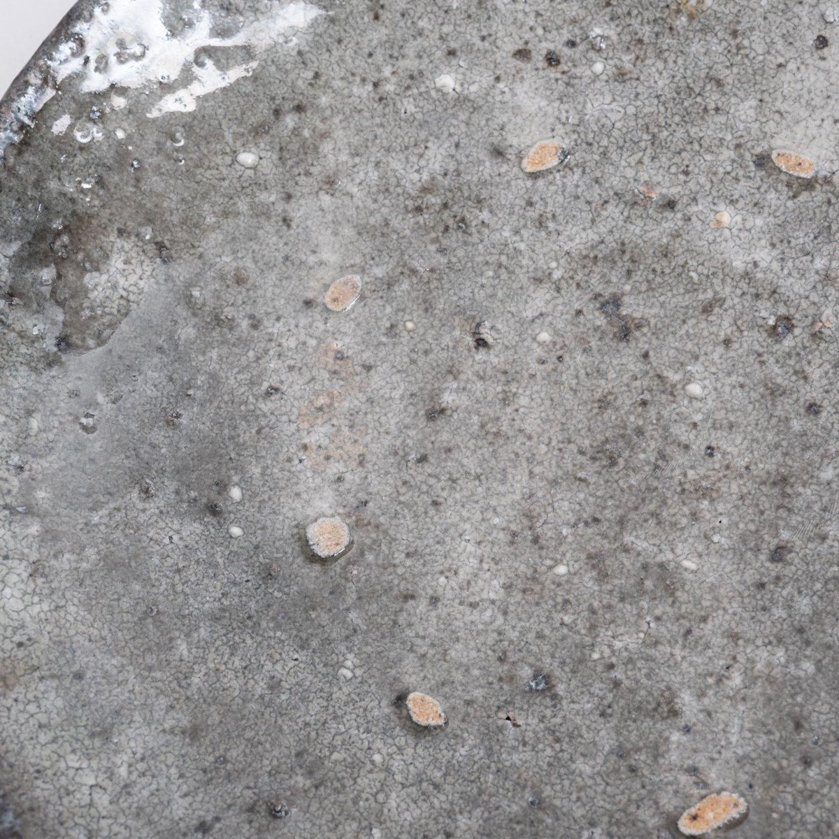 八田亨 白掛7寸皿 φ22cm H4.5cm ｜ 百福オンラインショップ