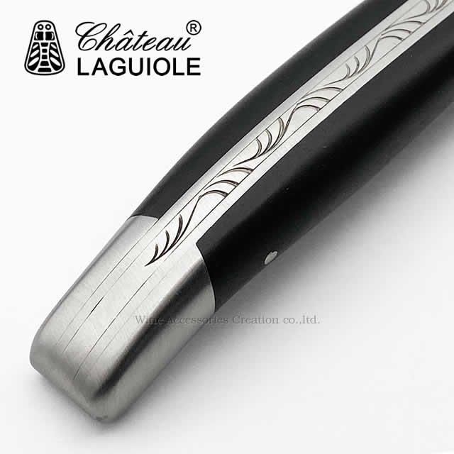 シャトーラギオール ステーキナイフ ペーパーストーン ブラック ペア 2