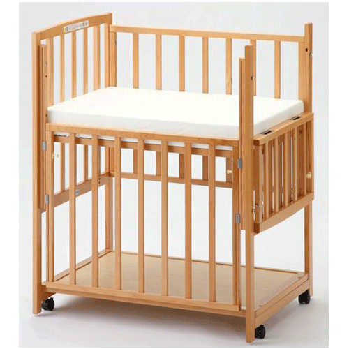 ハイタイプベッド ツーオープン ミニ SS型 ナチュラル 内寸60×90cm