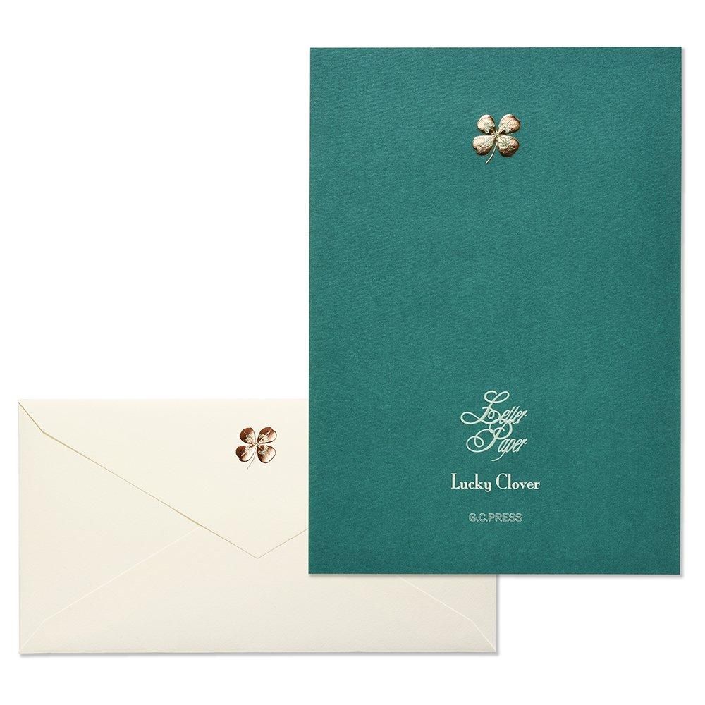 便箋/封筒セット 四葉のクローバー - レター・カード専門店 - G.C.