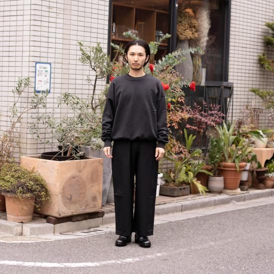 awasa アワサ 「スーピマエイジングコットン クルーネック スウェット