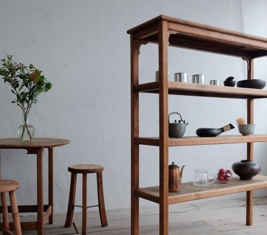 アンティークの精悍なオープンラック | ライフスタイルショップICCA