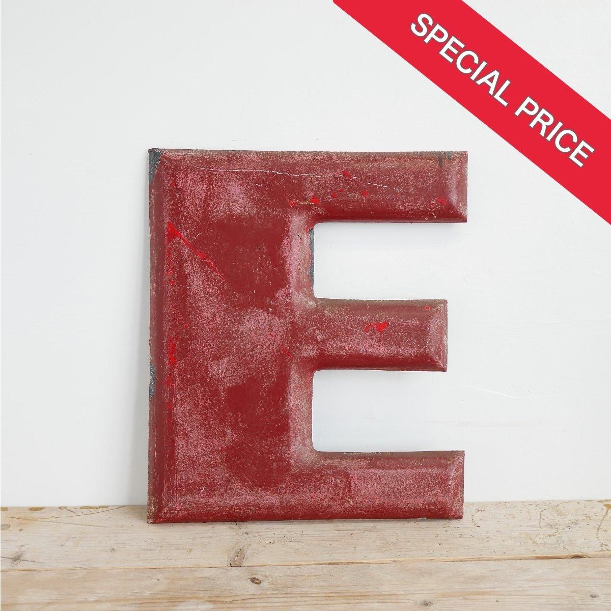 ヴィンテージ 看板 ホーロー製 E サイン -通販-ローズボールアンティークス