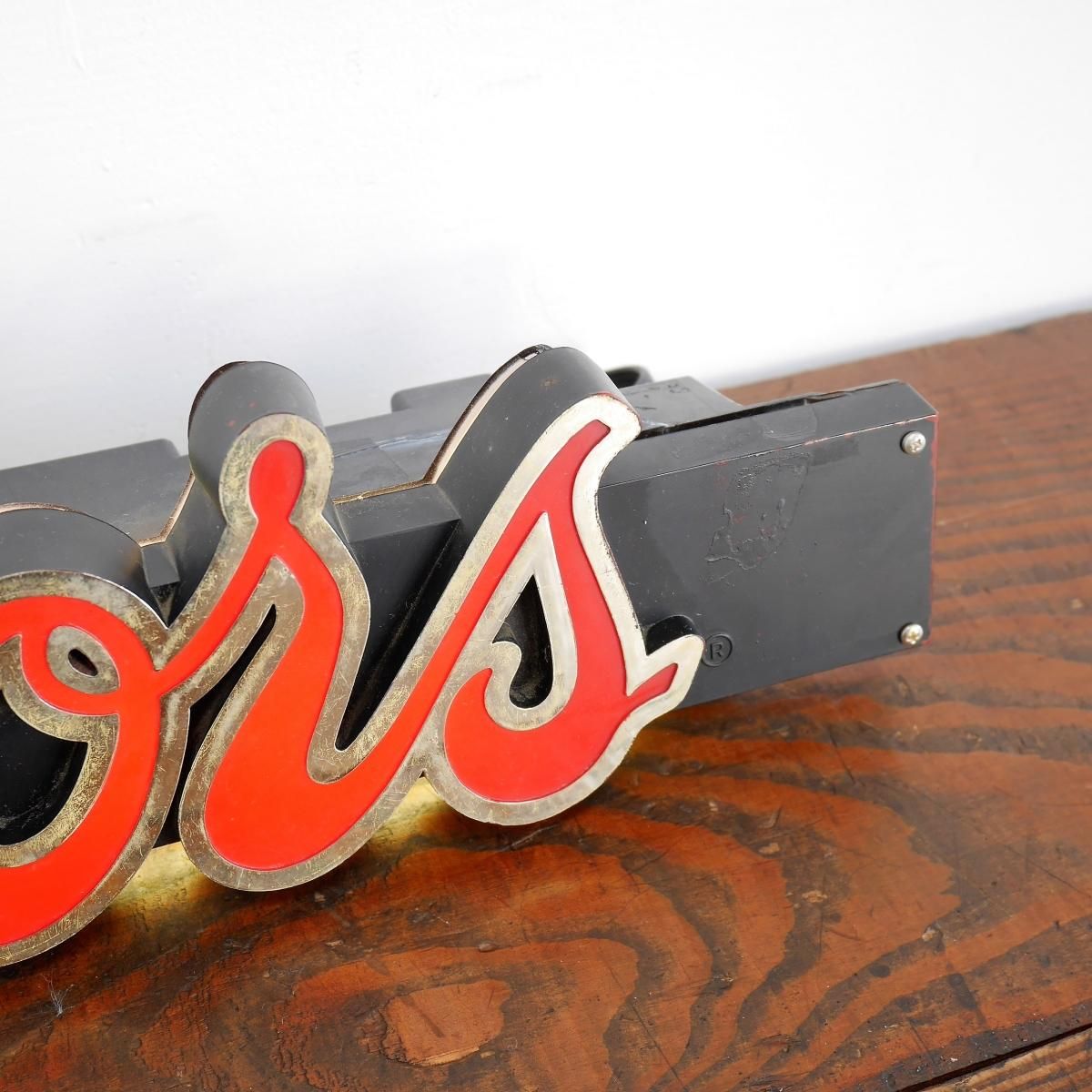 3054 アメリカ ヴィンテージ ライト付き 看板「Coors 」クアーズビール