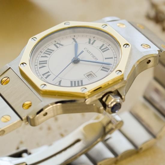 カルティエ Cartier｜サントスオクタゴン LM｜自動巻き・1980年代製