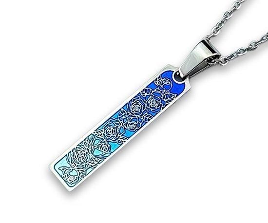 Hizm/渦巻く蛇ペンダントトップM 【黄昏色】/純チタン製/チェーン付属