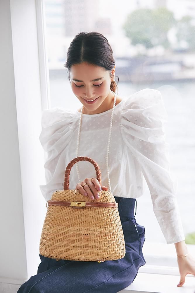 再入荷】ラタンベルトバッグ - seventen