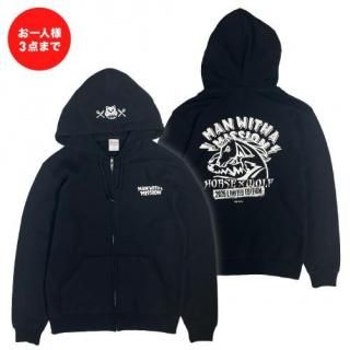 マンウィズ Too many ゴッツ ロンT ブラック ホログラム Mサイズ Too