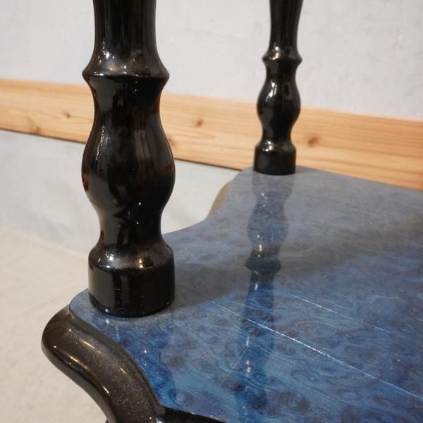 イタリア製アンティーク調の美しい象嵌細工が施されたコンソール